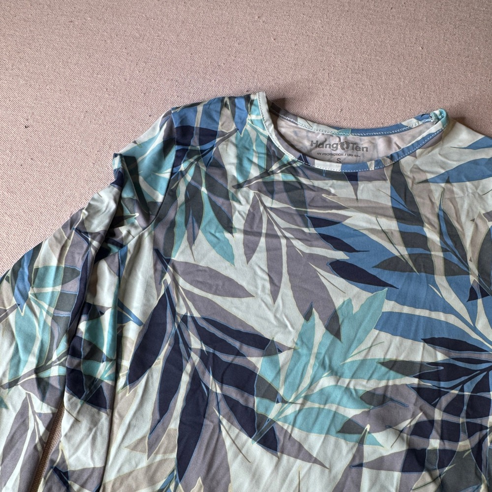Hang Ten Women's UPF 50+ Sun Shirt Long Sleeve Rash Guard Size Small